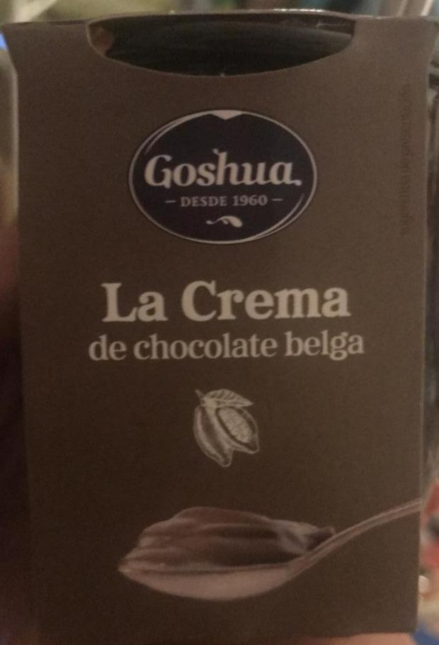 Fotografie - La Crema de chocolate belga Goshua