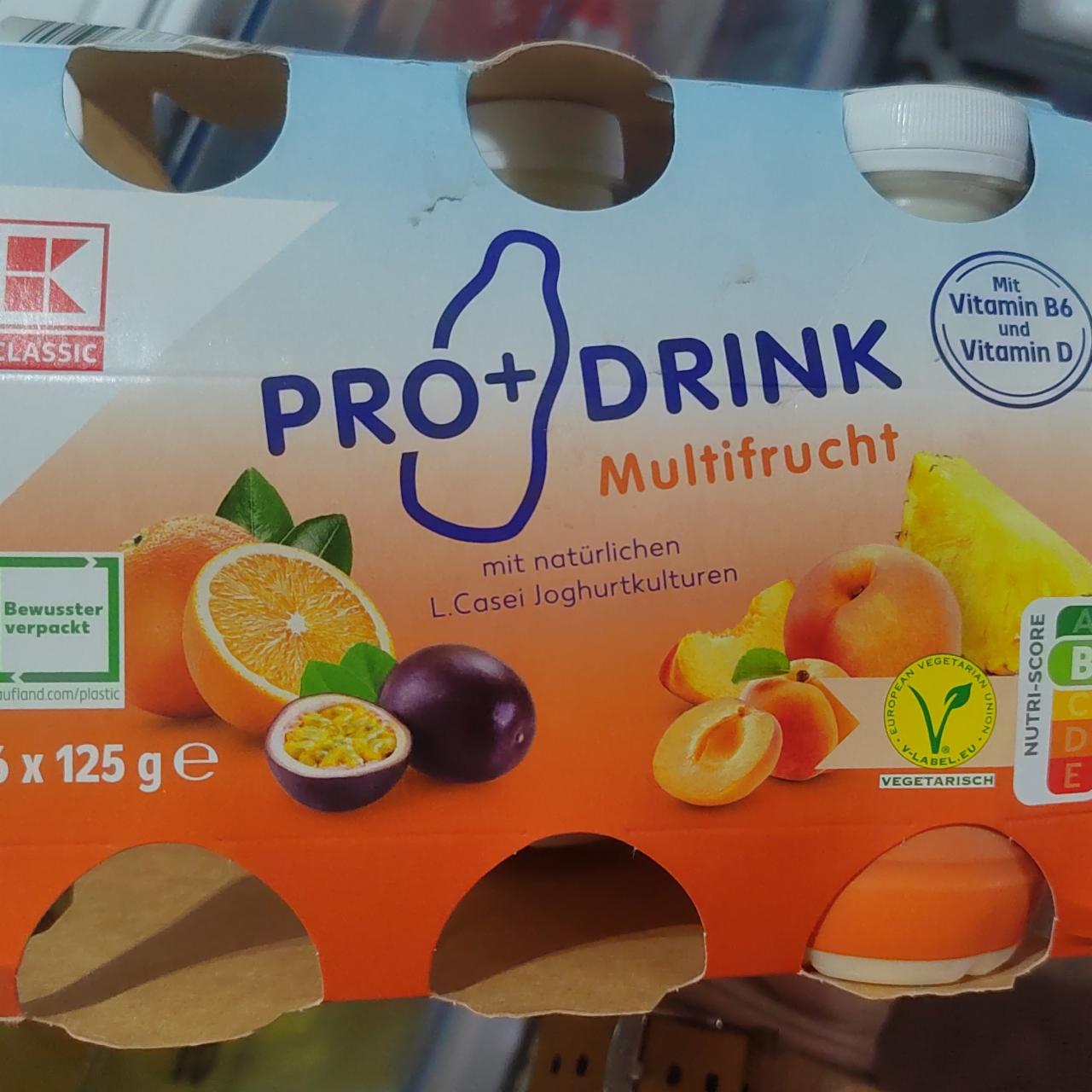 Fotografie - Pro+drink Multifrucht K-Classic