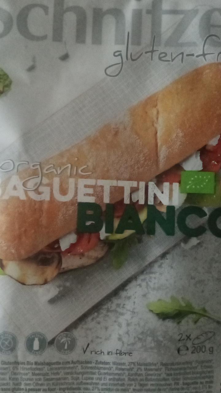 Fotografie - Organic Baguettini Bianco gluten free Schnitzer