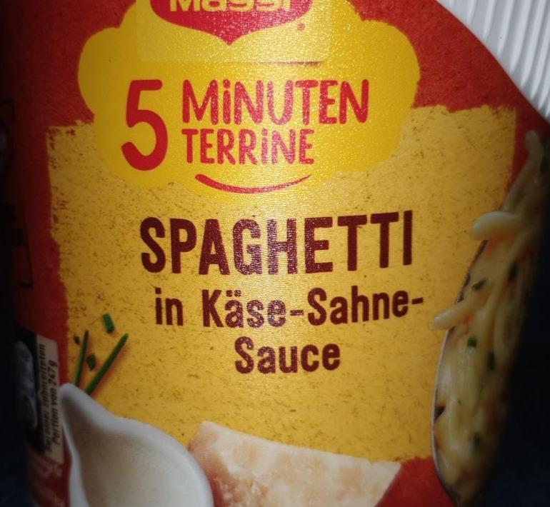 Fotografie - 5 Minuten Terrine Spaghetti in Käse-Sahne-Sauce Maggi