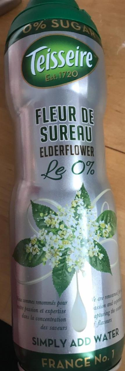 Fotografie - Fleur de Sureau Elderflower Le 0% Teisseire
