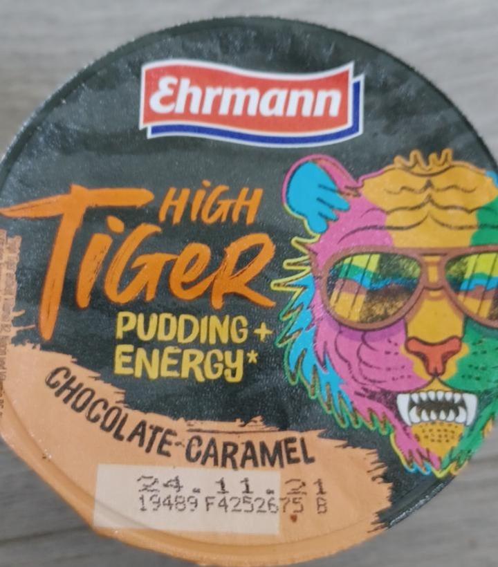 Fotografie - High Tiger Pudding + Energy Chocolate Caramel Ehrmann
