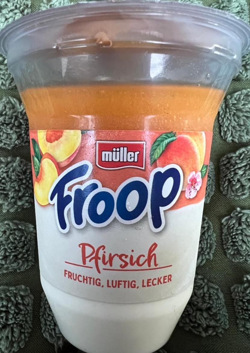 Fotografie - Froop Pfirsich jogurt Müller