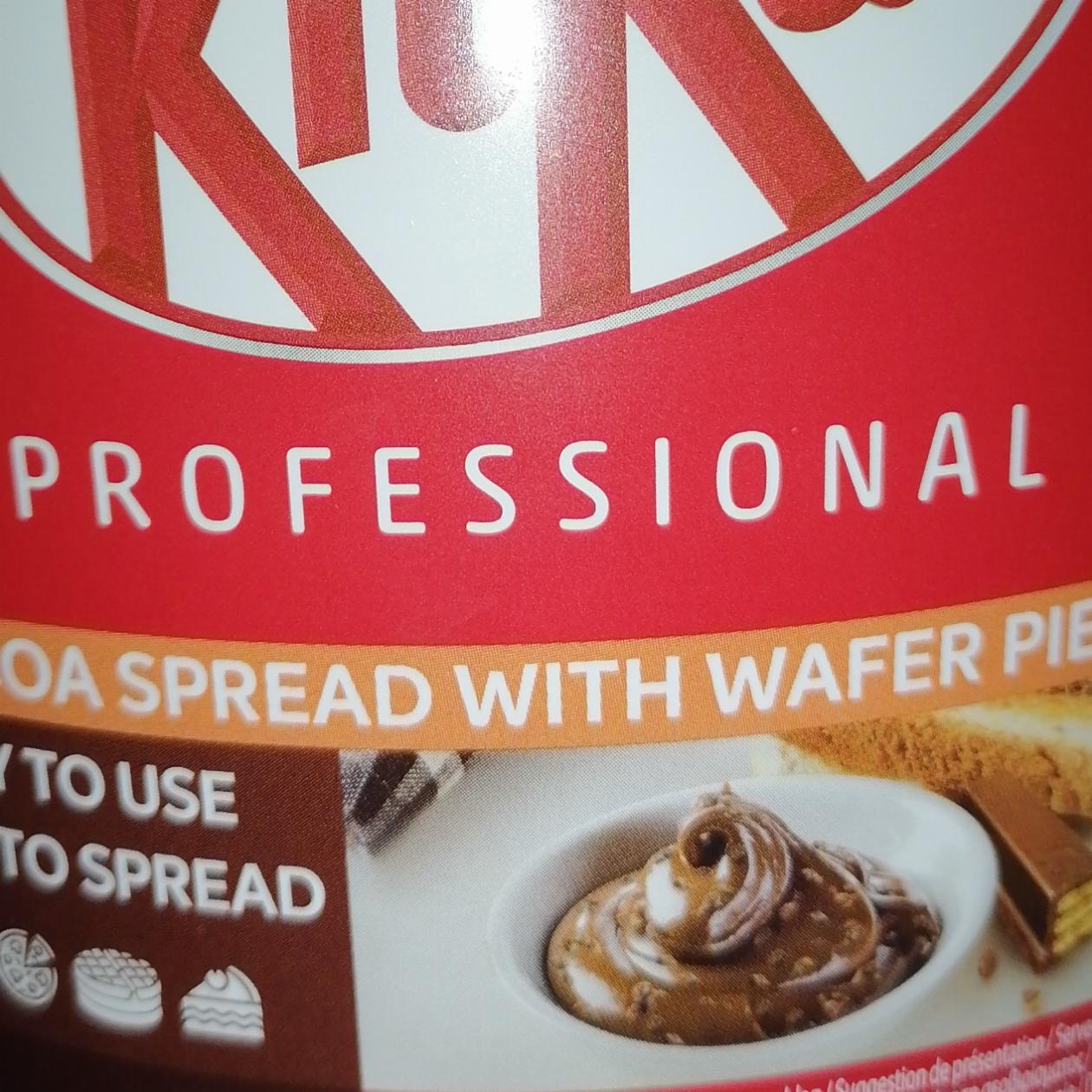 Fotografie - Spread with Wafer Pieces Kitkat