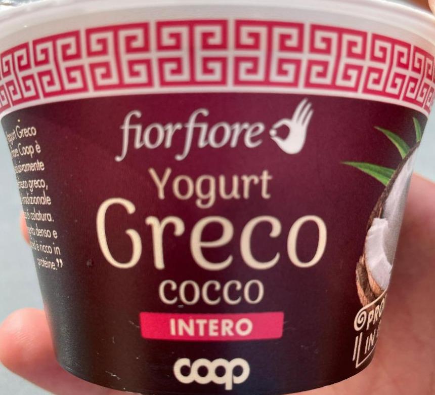 Fotografie - Fiorfiore Yogurt Greco cocco Coop