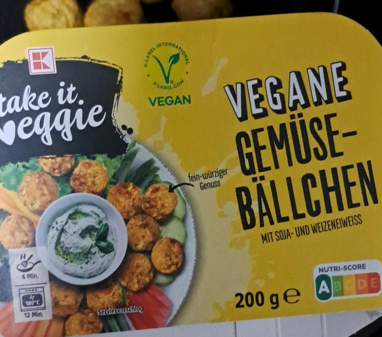 Fotografie - Vegan Gemüse-Bällchen K-take it veggie