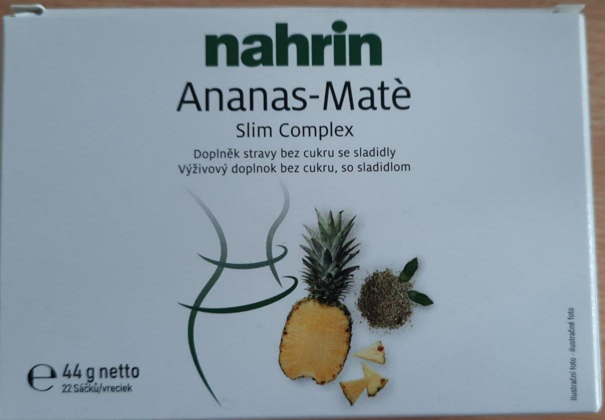 Fotografie - Ananas-Maté Slim Complex Nahrin