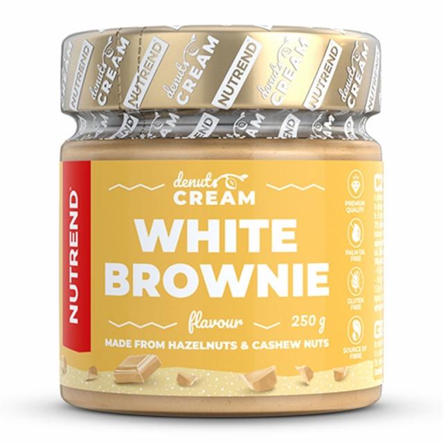 Fotografie - DeNuts cream white brownie Nutrend