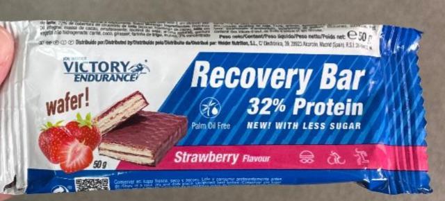Fotografie - Recovery Bar 32% Protein Strawberry Victory Endurance