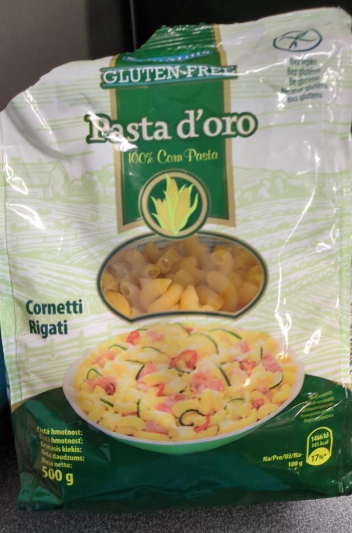 Fotografie - Pasta d'oro kukuřičné těstoviny bez lepku kolínka Cornetti Rigati SamMills