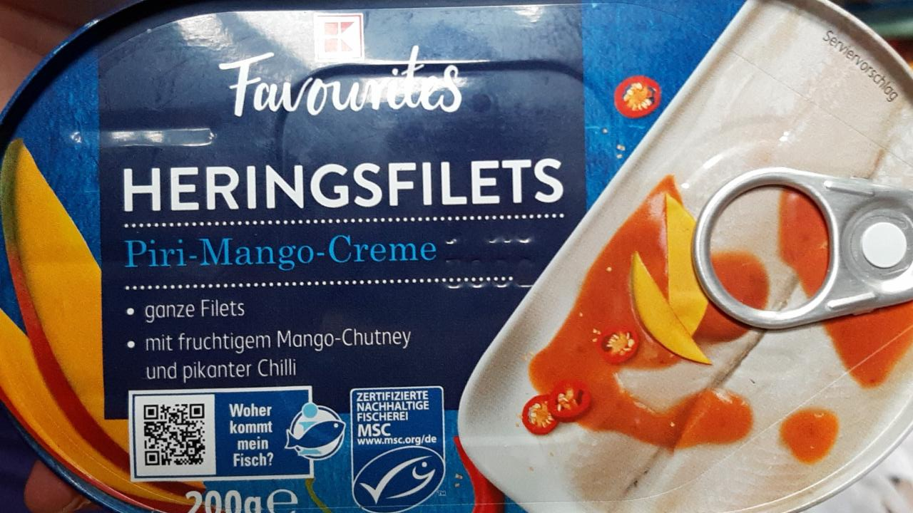 Fotografie - Heringsfilets Piri-Mango-Creme K-Favourites