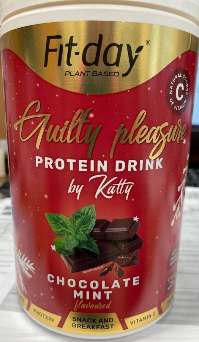 Fotografie - Protein Drink by Katty Chocolate Mint Fit-day