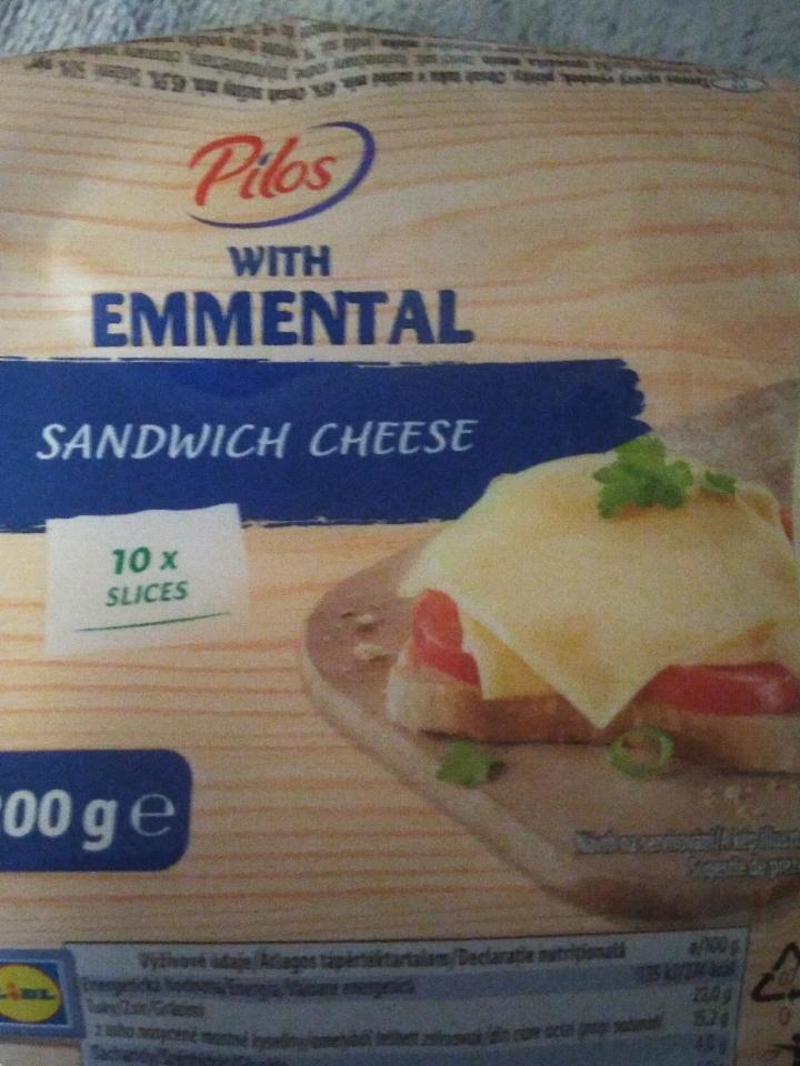 Fotografie - Sandwich cheese with emmental Pilos