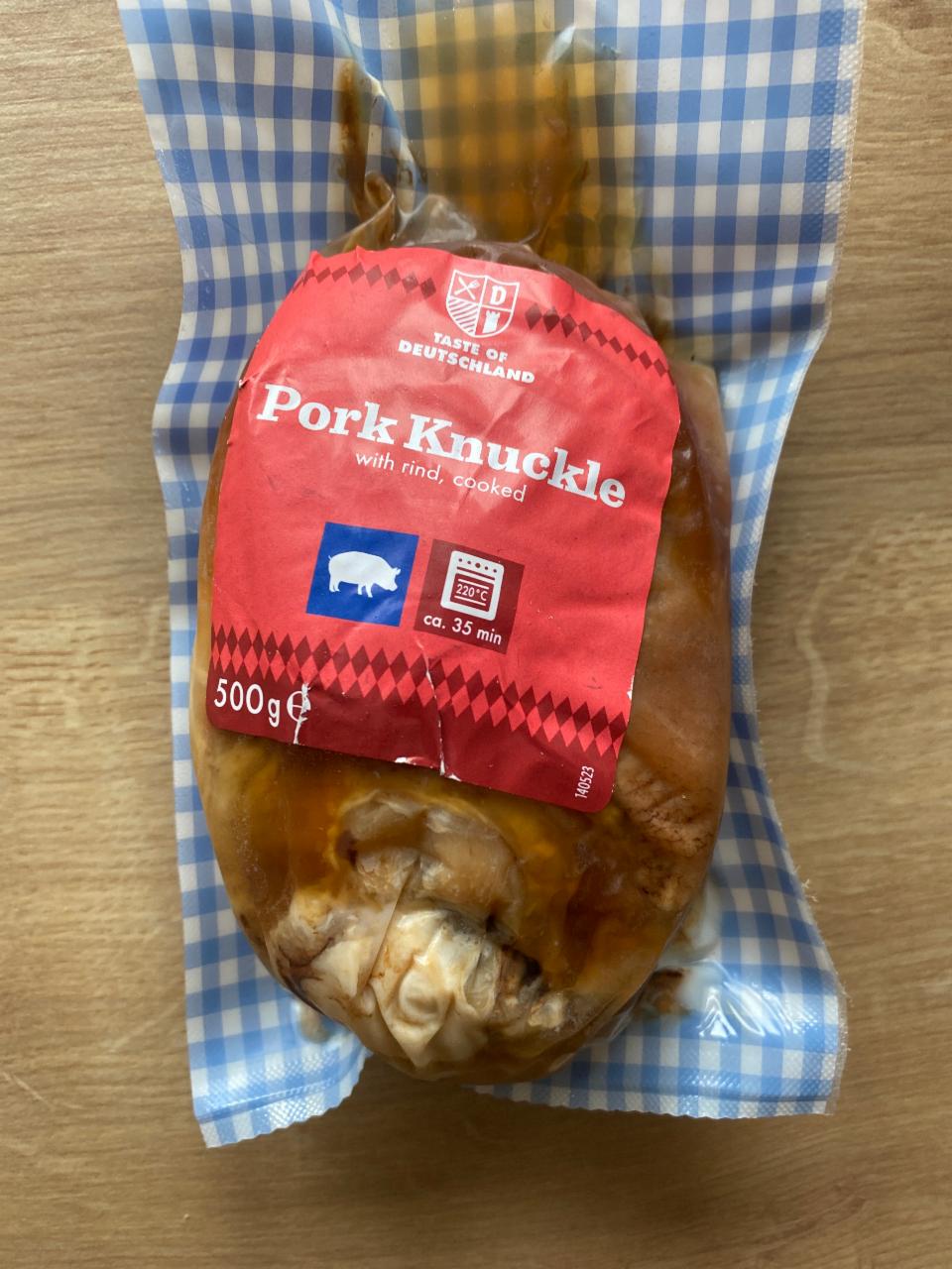 Fotografie - Pork Knuckle with rind, cooked, cured Taste of Deutschland