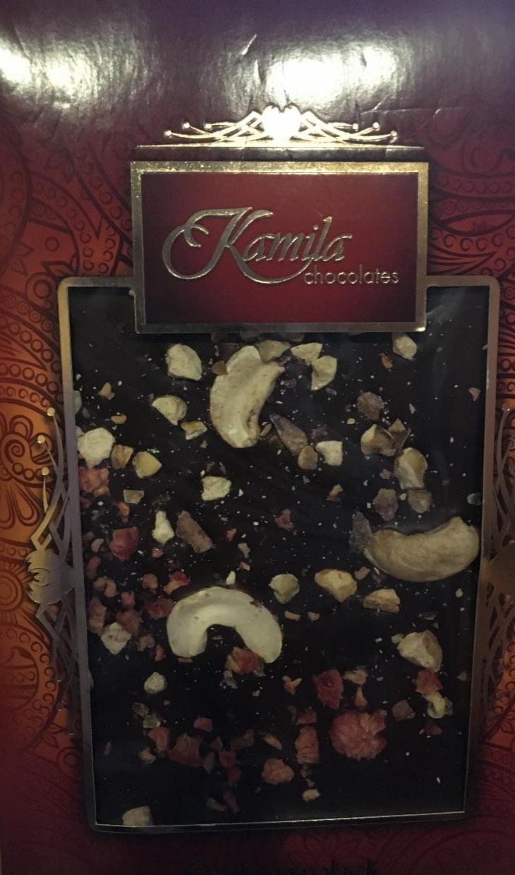 Fotografie - Čokoláda s ořechy a malinami Kamila Chocolates