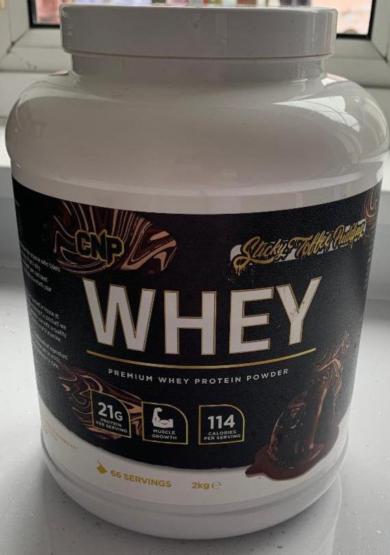 Fotografie - Premium Whey Protein powder Sticky Toffee Pudding CNP