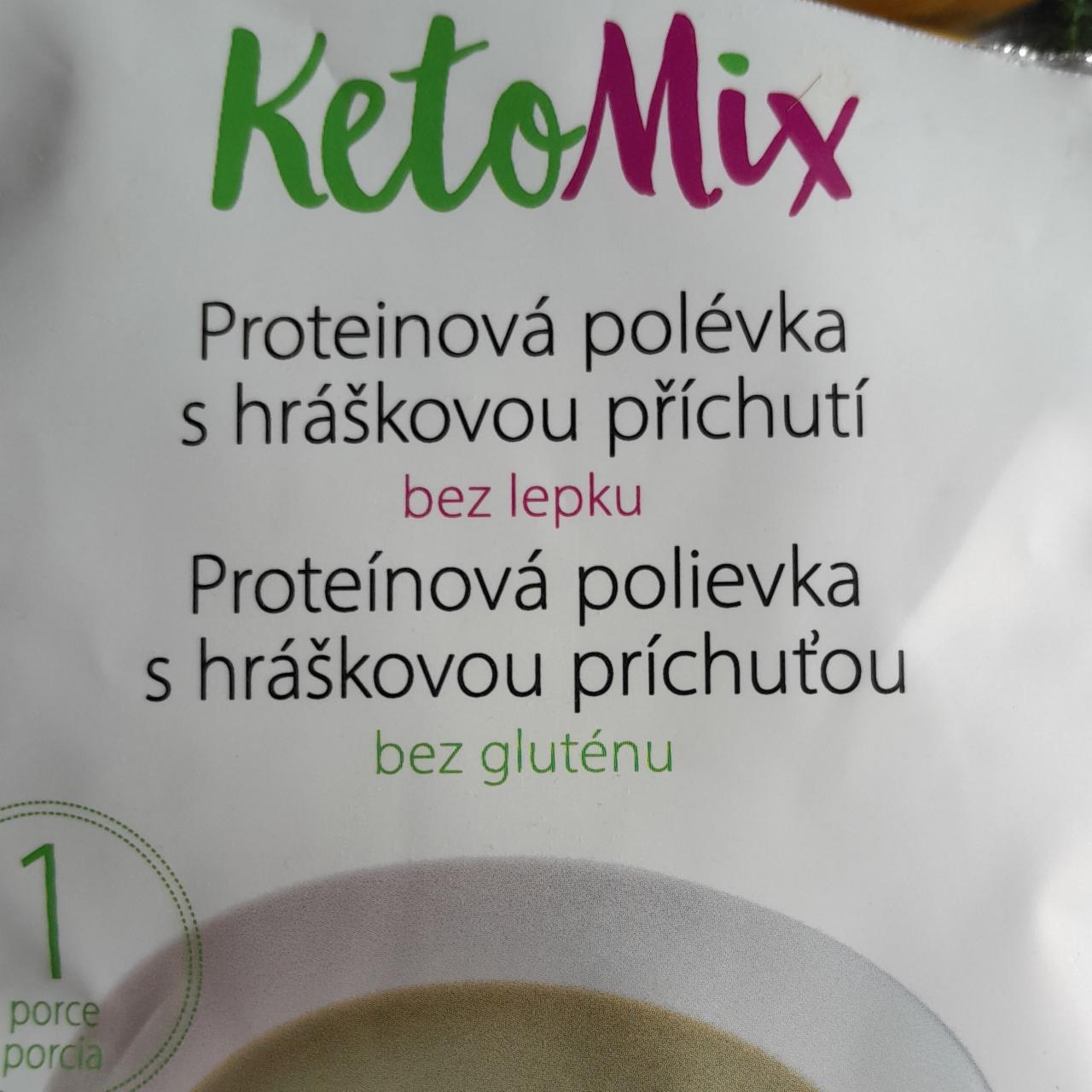 Fotografie - Proteinová polévka s hráškovou příchutí KetoMix