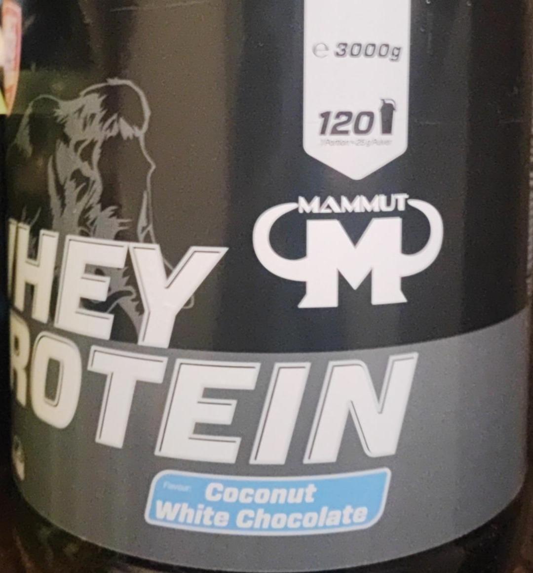 Fotografie - Whey Protein Coconut White Chocolate Mammut