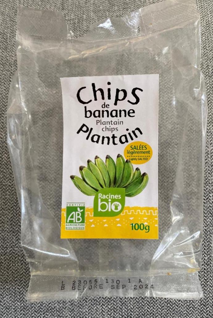 Fotografie - Chips de banane Plantain bio Racines bio