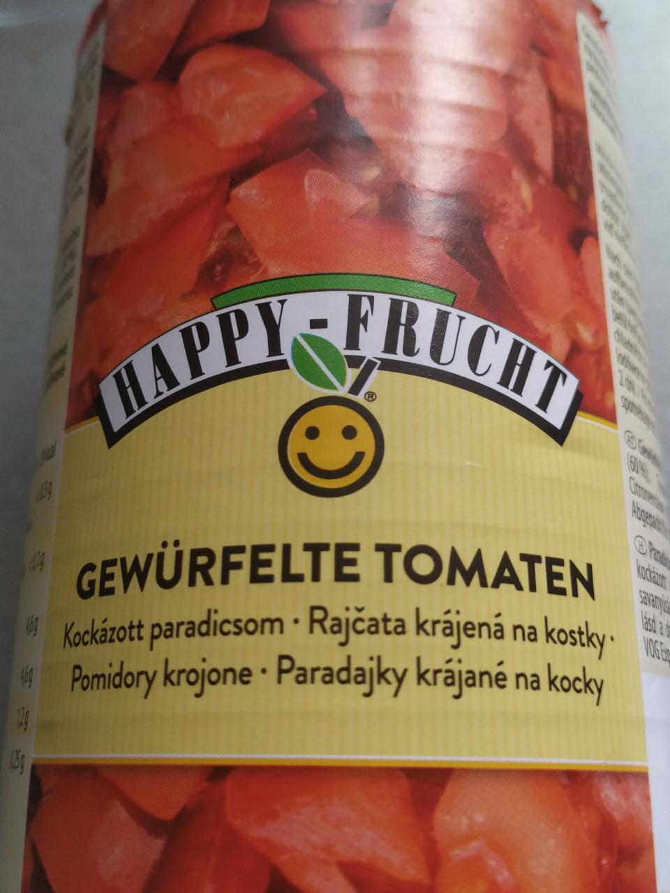 Fotografie - Gewürfelte tomaten (rajčata krájená na kostky) Happy - frucht