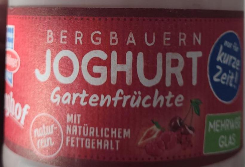 Fotografie - Joghurt Gartenfrüchte Bergbauern