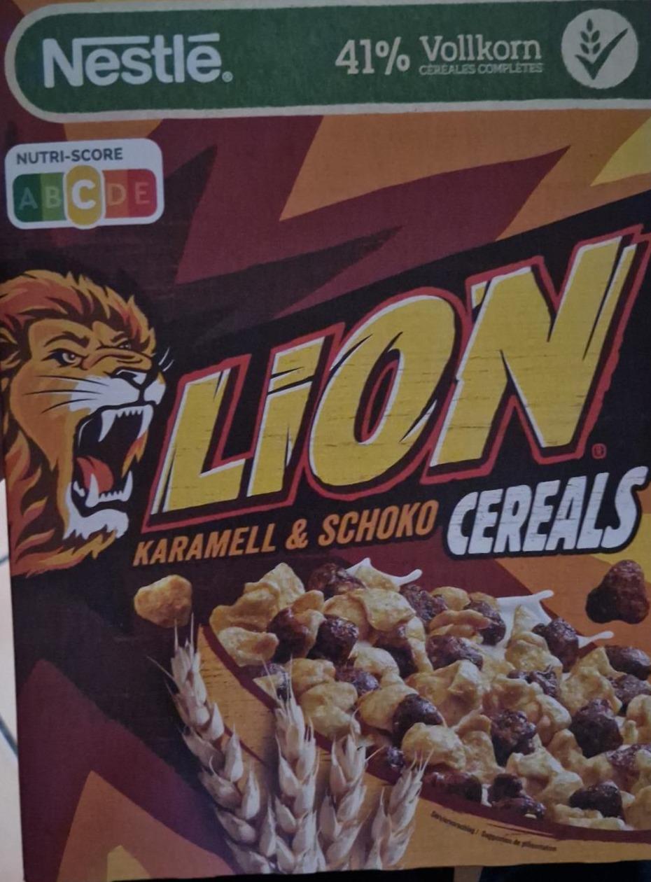 Fotografie - Lion karamel a schoko cereals Nestlé