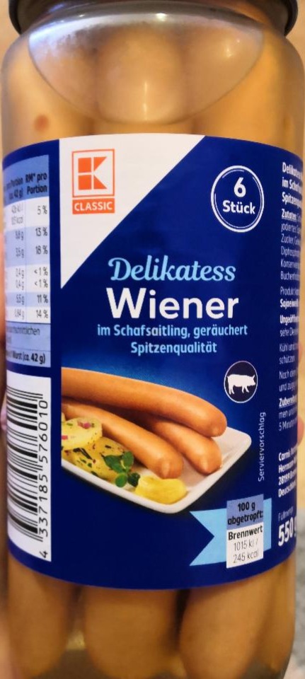Fotografie - Delikatess Wiener K-Classic