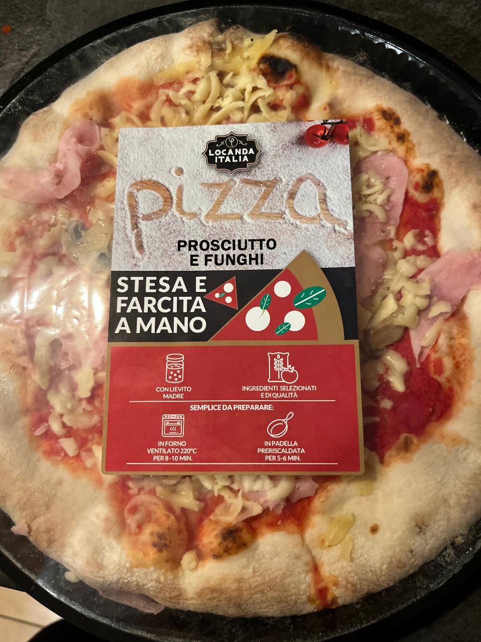 Fotografie - Pizza Prosciutto E Funghi Locanda Italia
