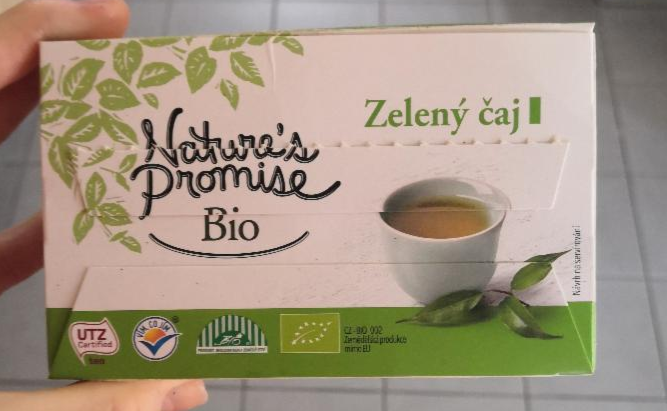 Fotografie - BIO zelený čaj Nature's Promise