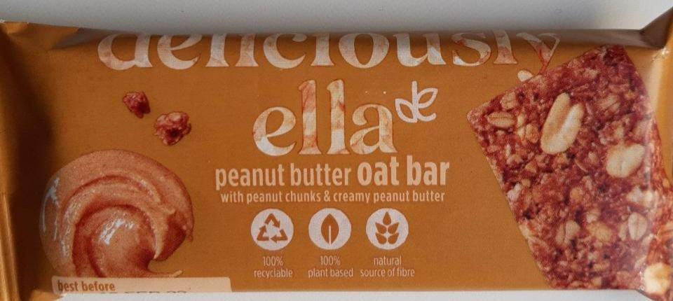 Fotografie - peanut butter oat bar Delicously Ella