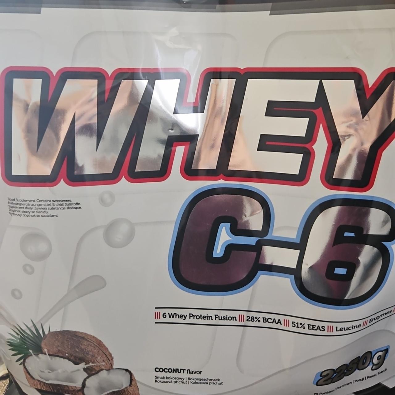 Fotografie - Whey C-6 coconut HiTec Nutrition