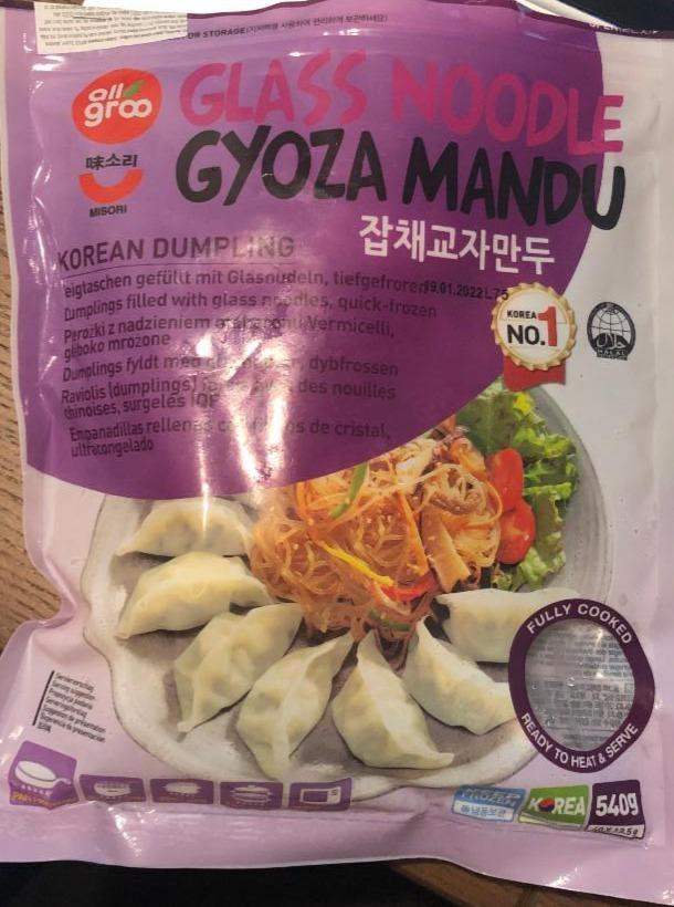 Fotografie - Glass Noodle Gyoza Mandu Korean Dumpling AllGroo