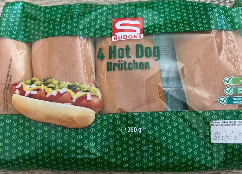 Fotografie - 4 hot dog brötchen S Budget