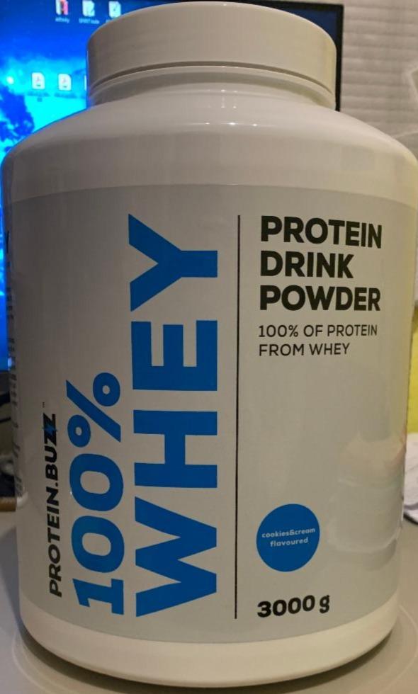 Fotografie - Protein drink powder cookies&cream Protein.buzz