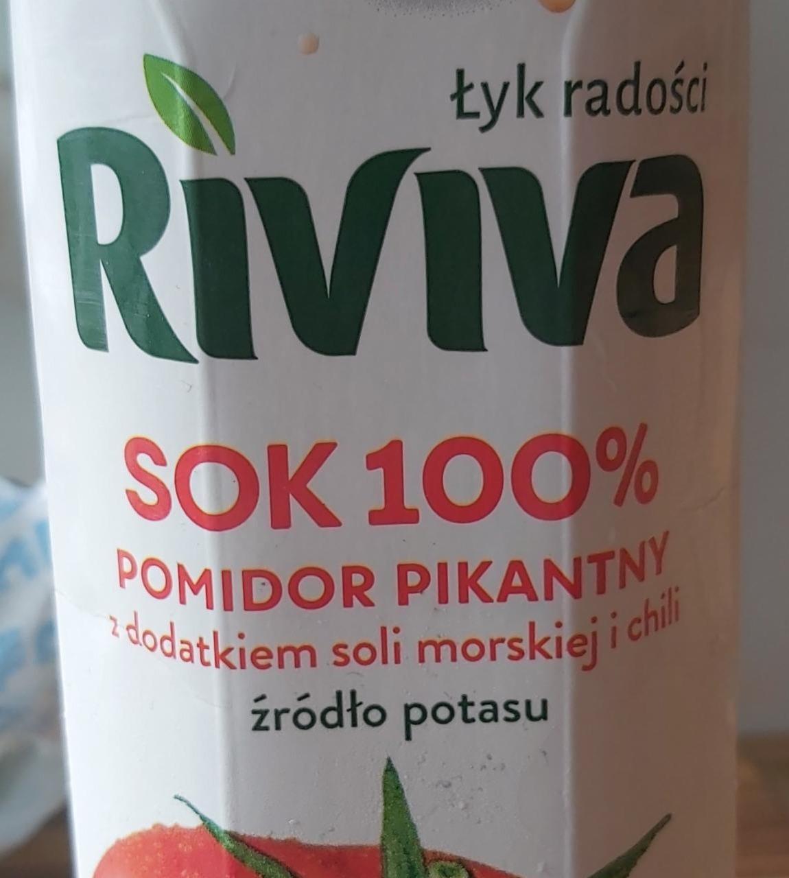 Fotografie - Sok 100% pomidor pikantny Riviva