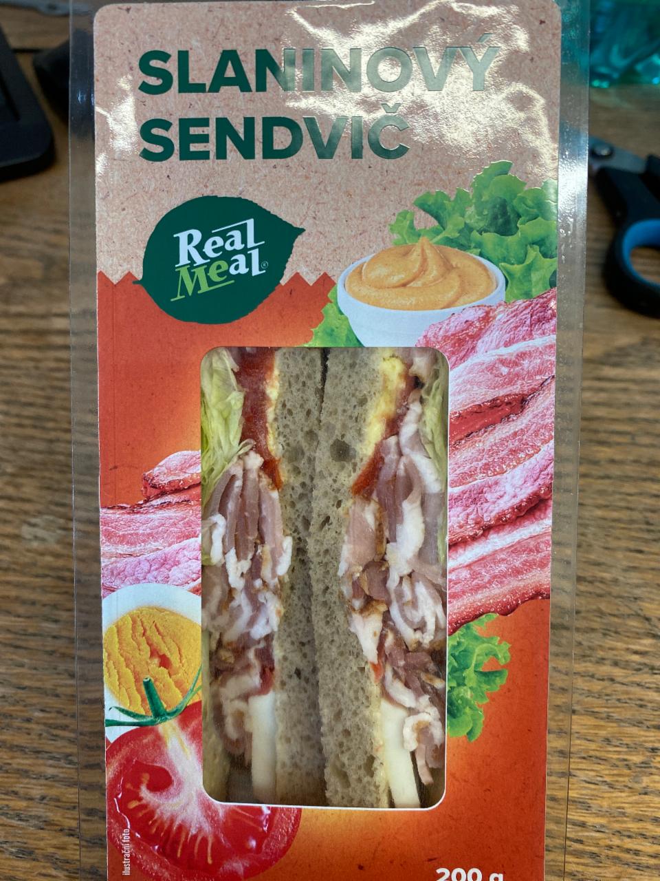 Fotografie - Slaninový sendvič Real Meal