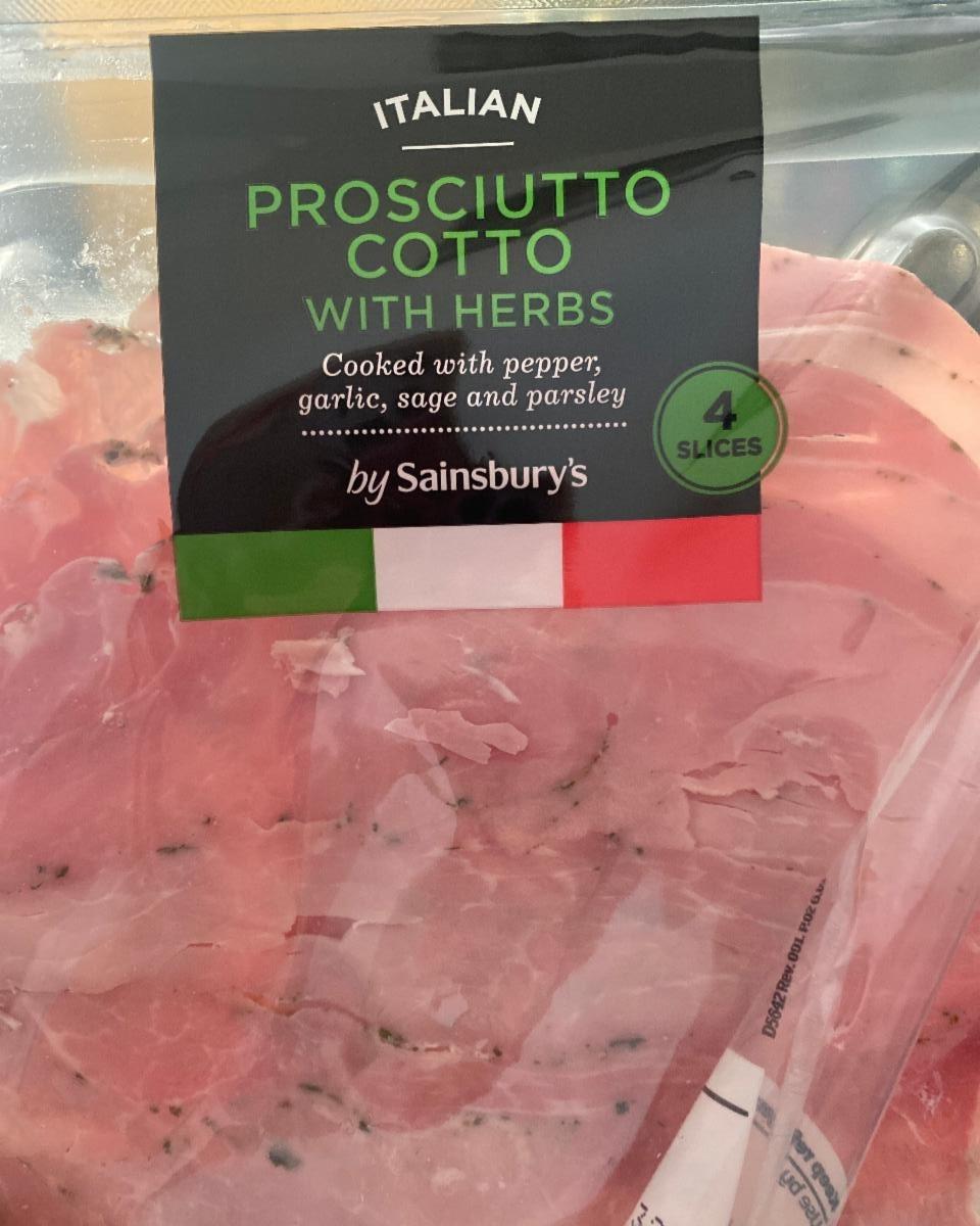 Fotografie - Italian Prosciutto Cotto with Herbs by Sainsbury's