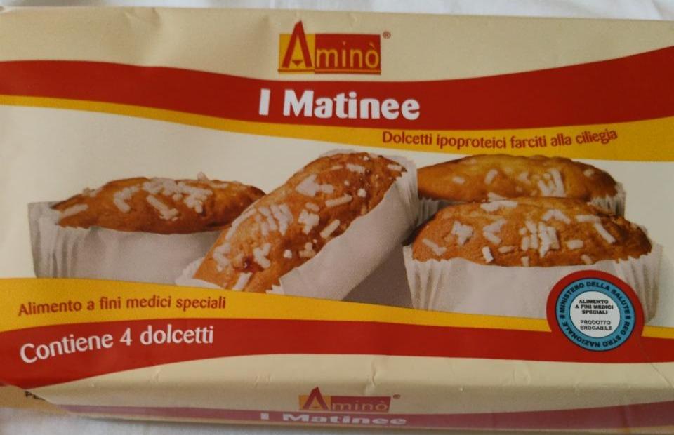Fotografie - I Matinee nízkobílkovinné buchtičky s třešňovou náplní Aminò