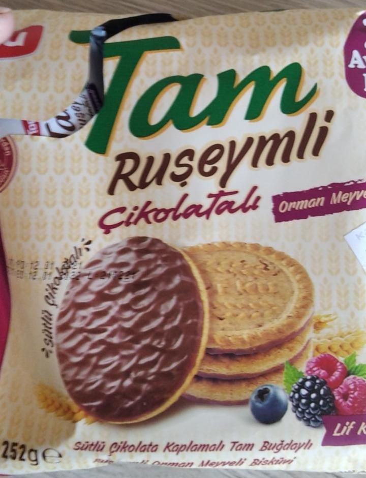 Fotografie - Tam Ruşeymli Orman Meyveli Bisküvi sušenky s pšeničnými klíčky celozrnné s lesními plody Torku