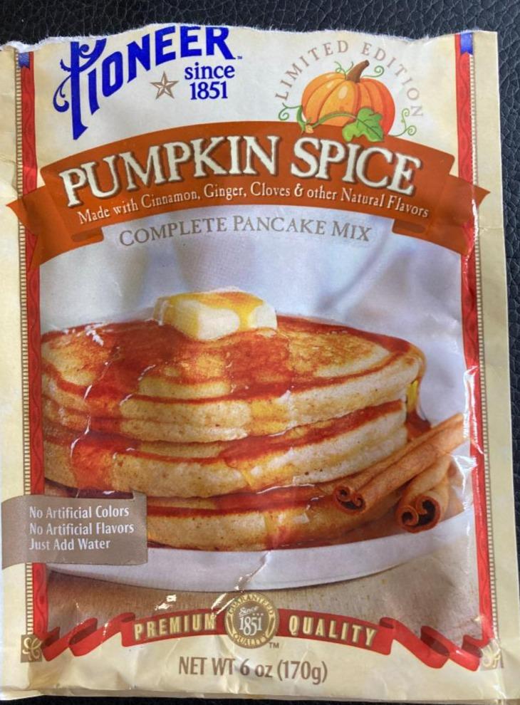 Fotografie - Pumpkin spice complete pancake mix Pioneer´s