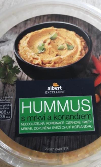 Fotografie - Hummus s mrkví a koriandrem Albert Excellent