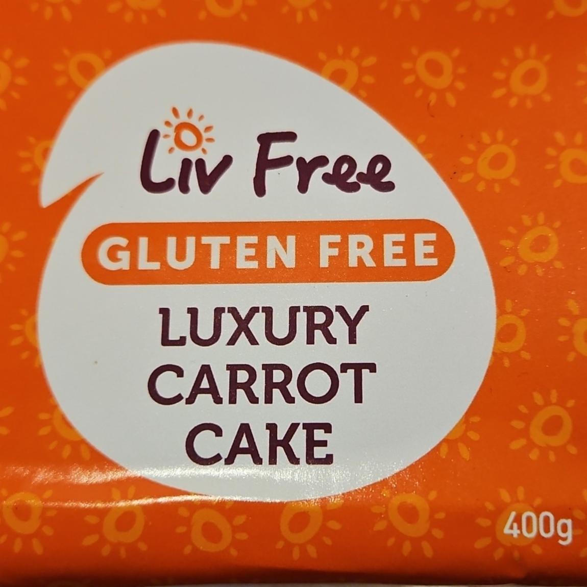 Fotografie - Luxury carrot cake gluten free Liv Free