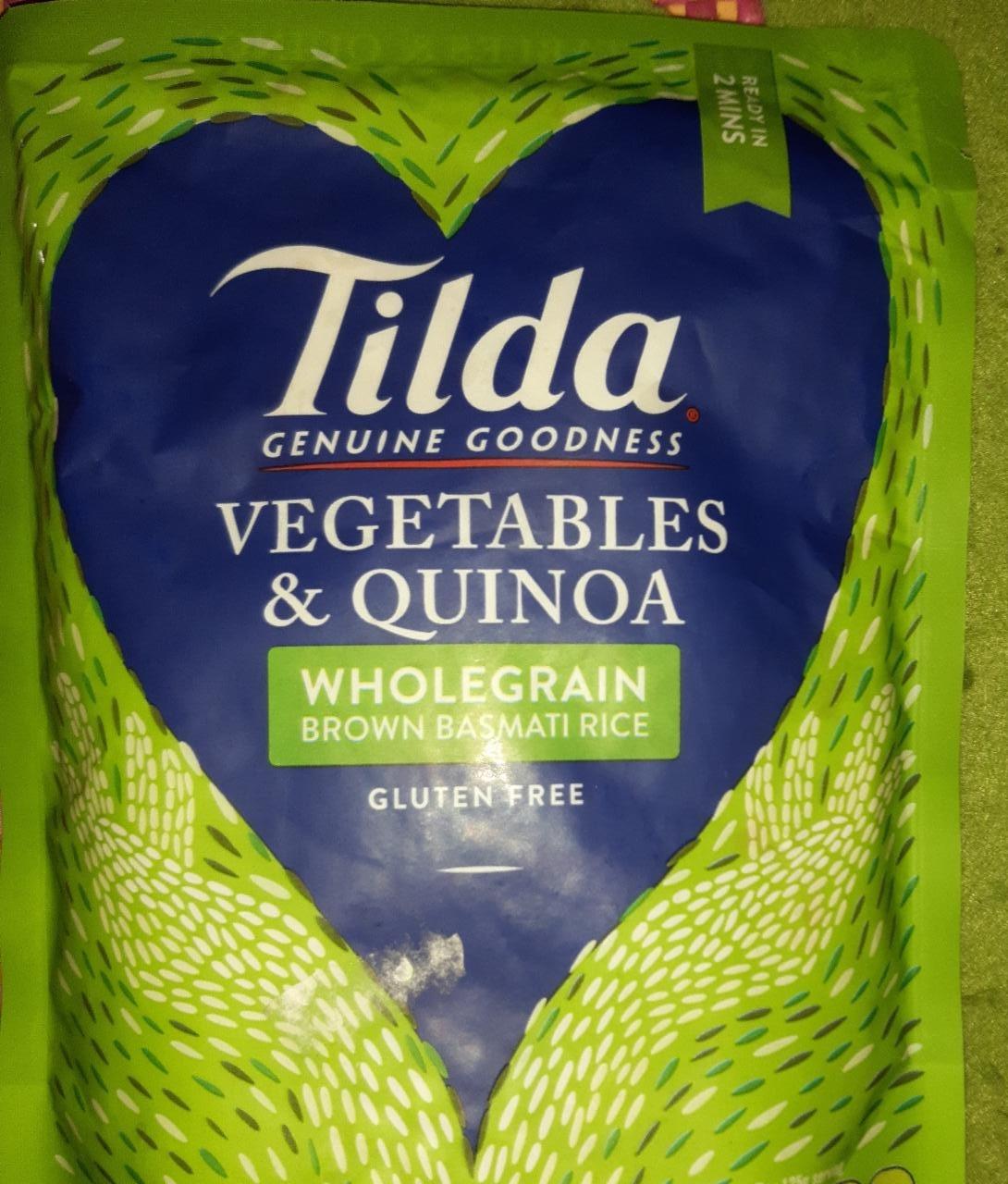 Fotografie - Vegetable & Quinoa Wholegrain Brown Basmati Rice Tilda