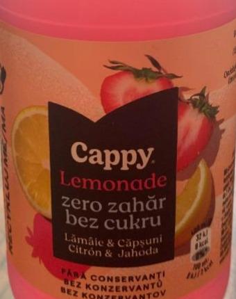 Fotografie - Lemonade bez cukru Citrón & Jahoda Cappy