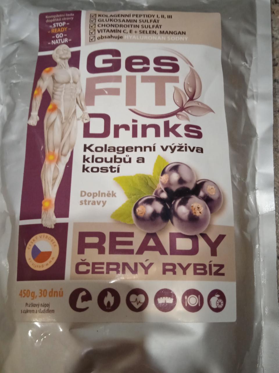 Fotografie - Ready Drinks Černý rybíz GesFit