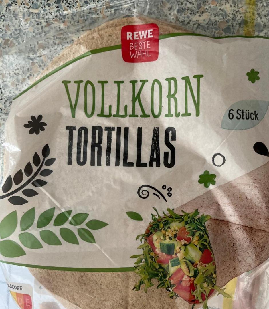 Fotografie - Vollkorn Tortillas REWE Beste Wahl