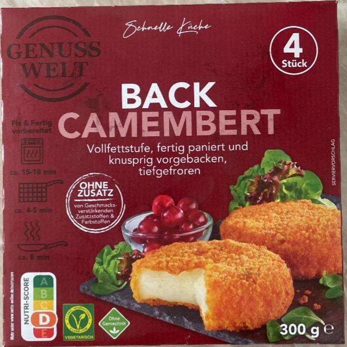 Fotografie - Back Camembert Genuss welt