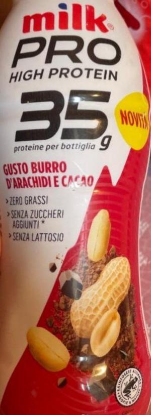 Fotografie - Milk pro high protein Gusto Burro D' Arachidi e Cacao