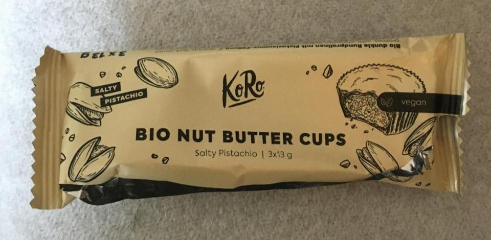 Fotografie - Bio Nut Butter Cups Salty Pistachio KoRo