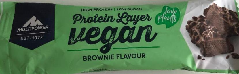 Fotografie - Protein Layer Vegan Brownie Flavour Multipower